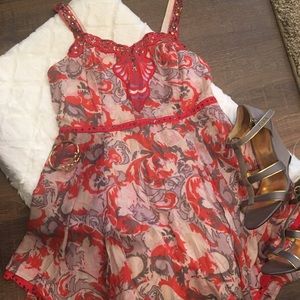 Free People sequin and bead embellished dress